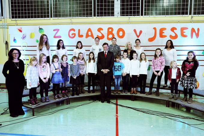 Predsednik republike na dobrodelni prireditvi "Z glasbo v jesen" v Koani