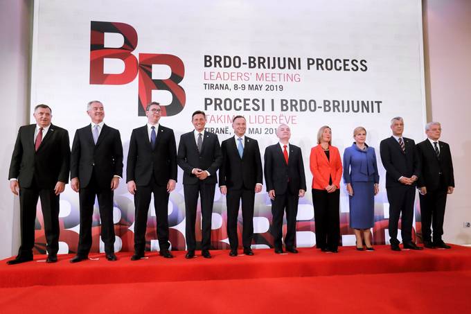 Sreanje voditeljev Brdo Brijuni Process v Tirani