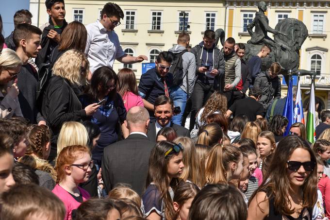 Predsednik Pahor se je udeleil slovesnosti ob rojstnem dnevu generala Rudolfa Maistra