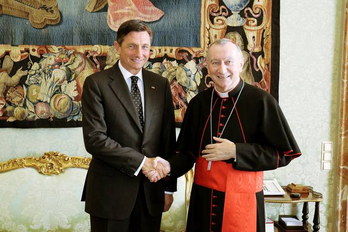 Predsednik republike Borut Pahor na povabilo papea Franika na uradnem obisku pri Svetem sedeu