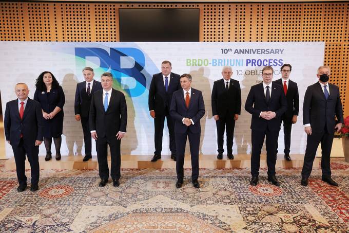 Predsednik Pahor je priredil sreanje voditeljev pobude Brdo-Brijuni Process