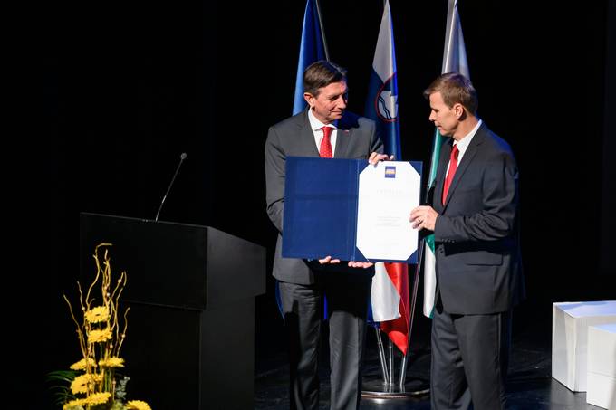 Predsednik Pahor se je udeleil slavnostne akademije ob 80. obletnici Ekonomske ole Murska Sobota