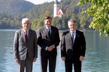 2. 9. 2021, Bled – Predsednik Pahor na Bledu z voditelji o iritvenem procesu EU na Zahodni Balkan (Daniel Novakovi/STA)