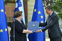 22. 6. 2021, Ljubljana – Predsednik republike priredil sprejem za mlade raziskovalce zgodovine (Tamino Petelinek/STA)