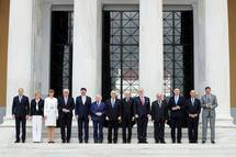 11. 10. 2019, Atene – Predsednik Pahor v Atenah s predsedniki dvanajstih drav (Daniel Novakovi/STA)
