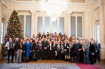 20. 12. 2016, Ljubljana – Predsednik republike je gostil tradicionalni sprejem za predstavnike humanitarnih organizacij (Bor Slana / STA)