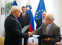 18. 5. 2017, Ljubljana – Predsednik Pahor je sprejel guvernerja Sankt Peterburga Poltavenka (Ane Malovrh)