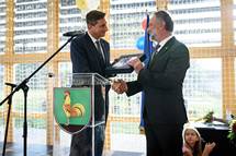 7. 9. 2018, entjernej – Predsednik Pahor na otvoritvi novega Vrtca ebelica v entjerneju (Neboja Teji/STA)