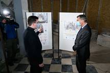 1. 10. 2020, Koper – Predsednik Pahor obiskal Mestno obino Koper (Neboja Teji/STA)