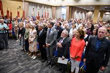 22. 9. 2019, Portoro – Predsednik Pahor se je udeleil 58. tradicionalne slovesnosti “Ne vrag, le sosed JE mejak” (Neboja Teji/STA)