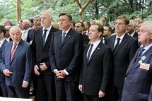 26. 7. 2015, Vri – Predsednik Pahor na spominski slovesnosti pri Ruski kapelici (Daniel Novakovi/STA)