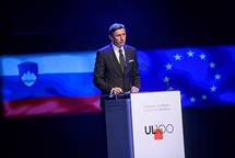 7. 5. 2019, Ljubljana – Predsednik Pahor na slavnostni prireditvi "Nemogoe telo" v poastitev stote obletnice Medicinske fakultete Univerze v Ljubljani (Neboja Teji/STA)