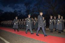 17. 12. 2019, Ljubljana – Predsednik Republike Slovenije Borut Pahor se je udeleil slovesnosti ob dnevu 1. brigade Slovenske vojske. (Nik Jevnik/STA)