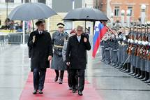9. 5. 2019, Ljubljana – Predsednik Pahor na uradnem obisku v Sloveniji gosti predsednika Zvezne republike Nemije Steinmeierja (Daniel Novakovi/STA)
