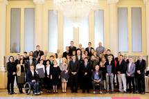 3. 5. 2017, Ljubljana – Predsednik republike priredil sprejem ob podelitvi dravne nagrade in priznanj na podroju prostovoljstva za leto 2016 (Daniel Novakovi / STA)