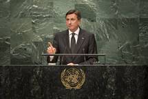 20. 9. 2016, New York, ZDA – Predsednik Republike Slovenije Borut Pahor se udeleuje splone razprave 71. zasedanja Generalne skupine Organizacije zdruenih narodov
