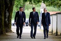 15. 7. 2021, Kostanjevica na Krki – Predsednik Pahor priredil e tretje sreanje predsednikov Slovenije, Avstrije in Hrvake v Sloveniji
 (STA)