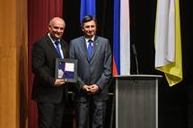 30. 6. 2016, Slovenske Konjice – Predsednik republike Borut Pahor se je udeleil osrednje sveanosti ob 870-letnici prve pisne omembe Konjic, kjer je zbrane tudi nagovoril. (Neboja Teji/STA)