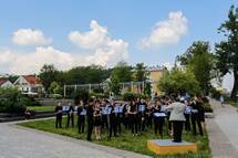 24. 6. 2016, Ljubljana – Mladi glasbeniki zapeli Sloveniji za rojstni dan (Stanko Gruden/STA)