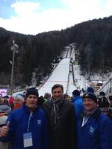 14. 2. 2015, Ljubno ob Savinji – Predsednik republike na tekmi svetovnega okala smuark skakalk na Ljubnem (UPRS)
