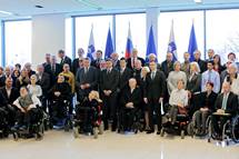 30. 11. 2018, Ljubljana – Ob mednarodnem dnevu invalidov predsednik republike sprejel predstavnike Sveta za invalide RS (Daniel Novakovi)