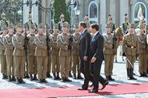3. 9. 2015, Budimpeta, Madarska – Predsednik Republike Slovenije Borut Pahor na uradnem obisku na Madarskem (Daniel Novakovi/STA)
