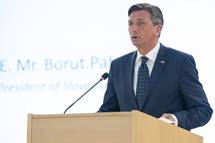 20. 6. 2018, eneva – Kot predsednik predsedujoe drave predsednik Pahor nagovoril Svet OZN za lovekove pravice v enevi (Jean-Marc Ferr/UN Photo)