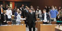 13. 11. 2014, Ljubljana – Predsednik republike Borut Pahor se je danes udeleil konference "Participacija otrok in mladostnikov" (Daniel Novakovi / STA)