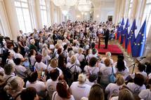25. 6. 2019, Ljubljana – Dan odprtih vrat Predsednike palae ob dnevu dravnosti (Daniel Novakovi/STA)