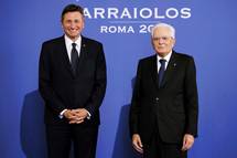 15. 9. 2021, Rim – Predsednik Pahor v Rimu s predsedniki tirinajstih drav (Daniel novakovi/STA)