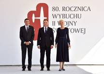 1. 9. 2019, Varava – Predsednik Pahor se je v Varavi udeleil slovesnosti ob 80. obletnici zaetka II. svetovne vojne (Daniel Novakovi/STA)
