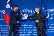 2. 12. 2021, Strasbourg – Predsednik Pahor na slovesnosti v spomin na nekdanjega francoskega predsednika Valeryja Giscarda d'Estainga (Matja Klemenc/UPRS)