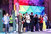 22. 7. 2016, Koper – Predsednik republike na predstavitvi slovenske olimpijske reprezentance za Olimpijske igre 2016 (Stanko Gruden / STA)