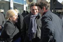23. 2. 2019, Zagreb – Predsednik republike Borut Pahor se je sreal s hrvako predsednico Kolindo Grabar-Kitarovi (Daniel Novakovi/STA)