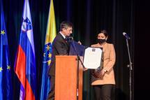 30. 9. 2021, Celje – Predsednik Pahor na slavnostnem dogodku ob 100. obletnici obstoja in delovanja Ljudske univerze Celje (Neboja Teji/STA)