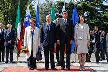 7. 7. 2014, Nova Gorica – Predsednik Pahor in gospa Pear na obisku v Sloveniji gostita italijanskega predsednika Napolitana s soprogo (2)