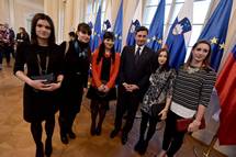 1. 12. 2016, Ljubljana – Sprejem za predstavnike invalidskih organizacij ob prihajajoem mednarodnem dnevu invalidov (Tamino Petelinek / STA)