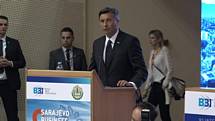 25. 4. 2018, Sarajevo – Predsednik Pahor osrednji govornik na Sarajevskem poslovnem forumu (UPRS)