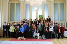 16. 4. 2014, Ljubljana – Predsednik republike podelil dravno nagrado in priznanja na podroju prostovoljstva (Daniel Novakovi/STA)