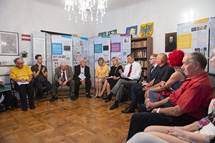 31. 8. 2022, Ljubljana – Predsednik Pahor se je udeležil konference članskih društev Zveze kulturnih društev nemško govoreče narodne skupnosti v Sloveniji (Bor Slana/STA)