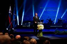 23. 12. 2019, Ljubljana – Govor predsednika republike Boruta Pahorja na dravni proslavi ob dnevu samostojnosti in enotnosti (Nika Jevnik/STA)