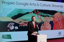 3. 12. 2021, Ljubljana – Predsednik Pahor se je udeleil predstavitve projekta Google Arts & Culture: Slovenija. (Daniel Novakovi/STA)