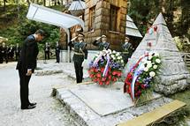 30. 7. 2016, Vri – Obisk ruskega predsednika Vladimirja Putina v Republiki Sloveniji. Spominska slovesnost pri Ruski kapelici. (STA)