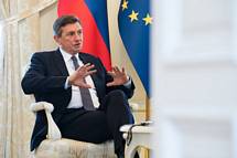 21. 10. 2022, Ljubljana – Pogovor predsednika Pahorja za portal www.domovina.je (Rok Rakun)