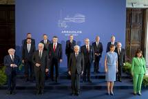 15. 9. 2021, Rim – Predsednik Pahor v Rimu s predsedniki tirinajstih drav (Quirinale)