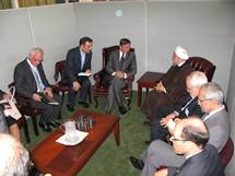 24. 9. 2014, New York, ZDA – Predsednik Pahor se je ob robu zasedanja 69. GS OZN sestal s predsednikom Irana Hassanom Rouhanijem (Robi Poredo/STA)