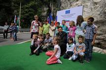 2. 7. 2014, elezniki – Predsednik republike Borut Pahor se je danes udeleil odprtja rekonstruirane ceste Zali Log-Dava (Neboja Teji/STA)