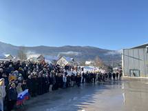14. 12. 2019, Ljubljana – PredsednikPahor se je danes udeleil slavnostne obeleitve "dneva, ko je prvi zadialo po Slovenski vojski PRIHODNOST PRIPADA POGUMNIM, Koevska Reka 1990-2019". (UPRS)