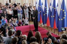 27. 4. 2019, Ljubljana – Predsednik Pahor ob dnevu upora proti okupatorju: "Danes je pomemben in slaven dan" (Daniel Novakovi/STA)