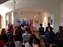 5. 4. 2014, Ljubljana – Predsednik republike Borut Pahor v okviru projekta Slovenija 2030 z mladimi o prihodnosti Evropske unije (UPRS)